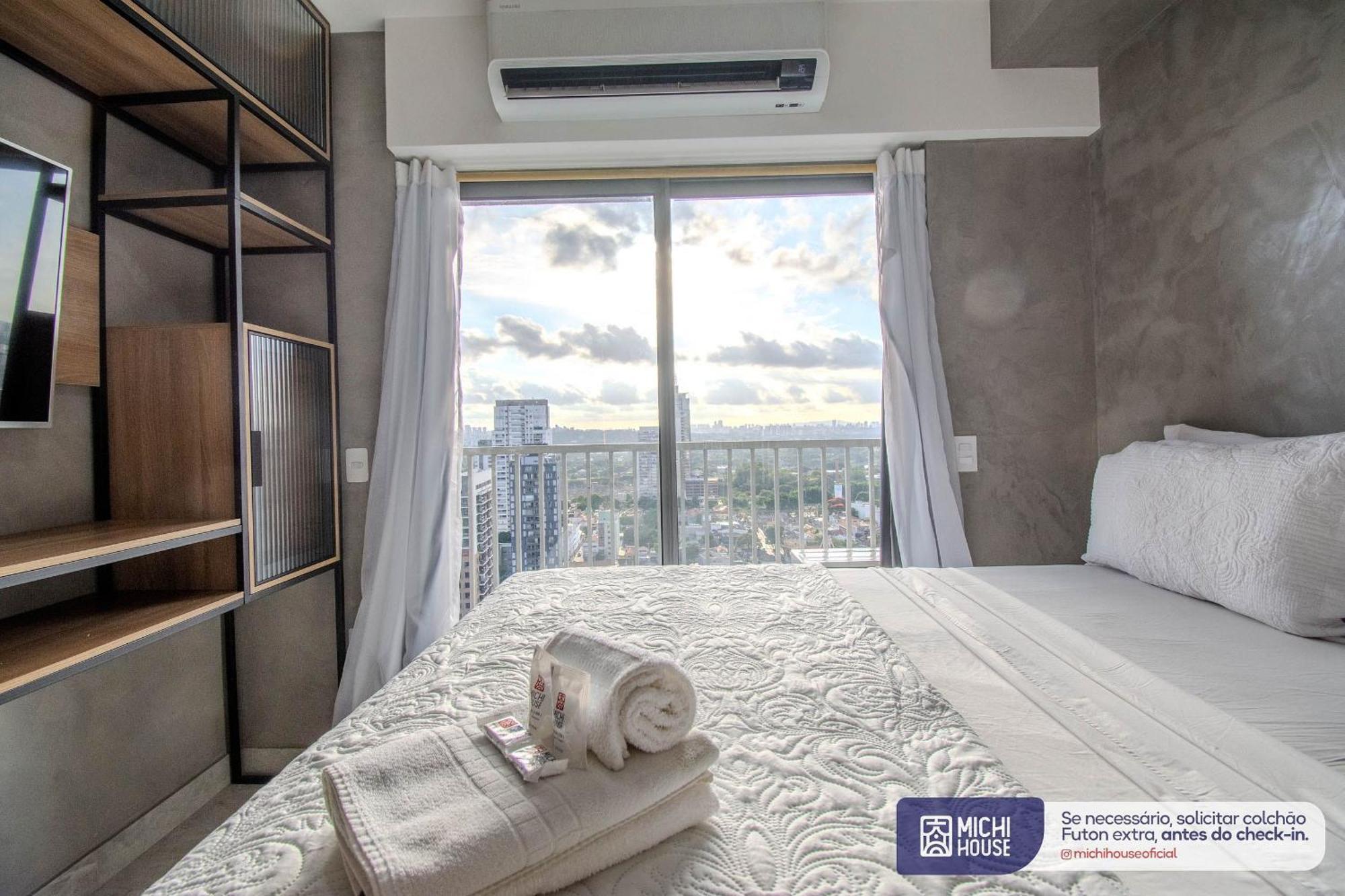 Maravilhoso Studio Pinheiros Ac/Wf Vista Incrivel Apartment Сао Паоло Екстериор снимка