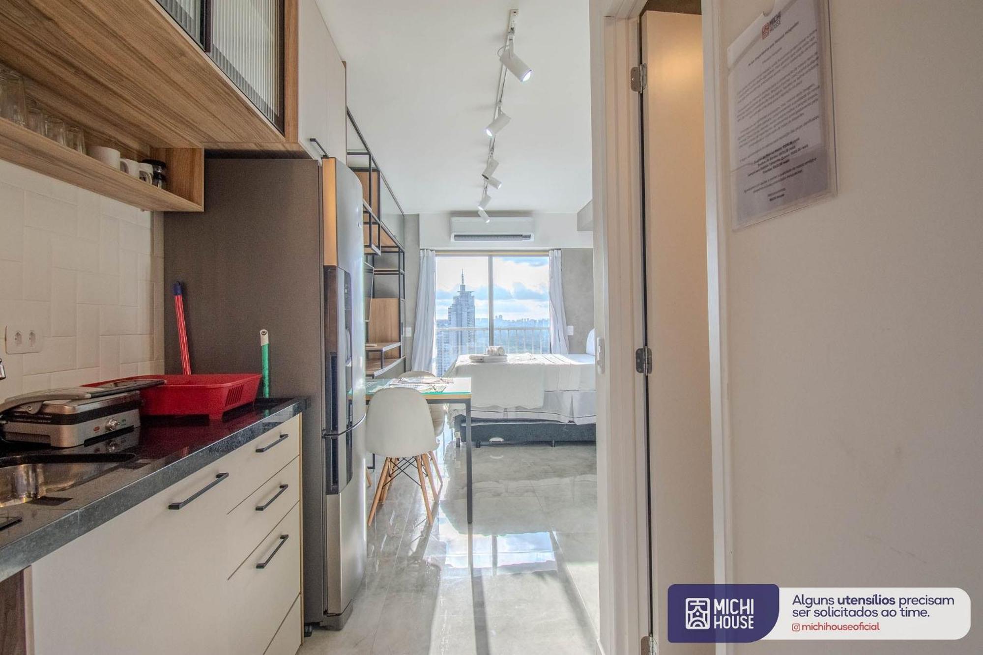 Maravilhoso Studio Pinheiros Ac/Wf Vista Incrivel Apartment Сао Паоло Екстериор снимка