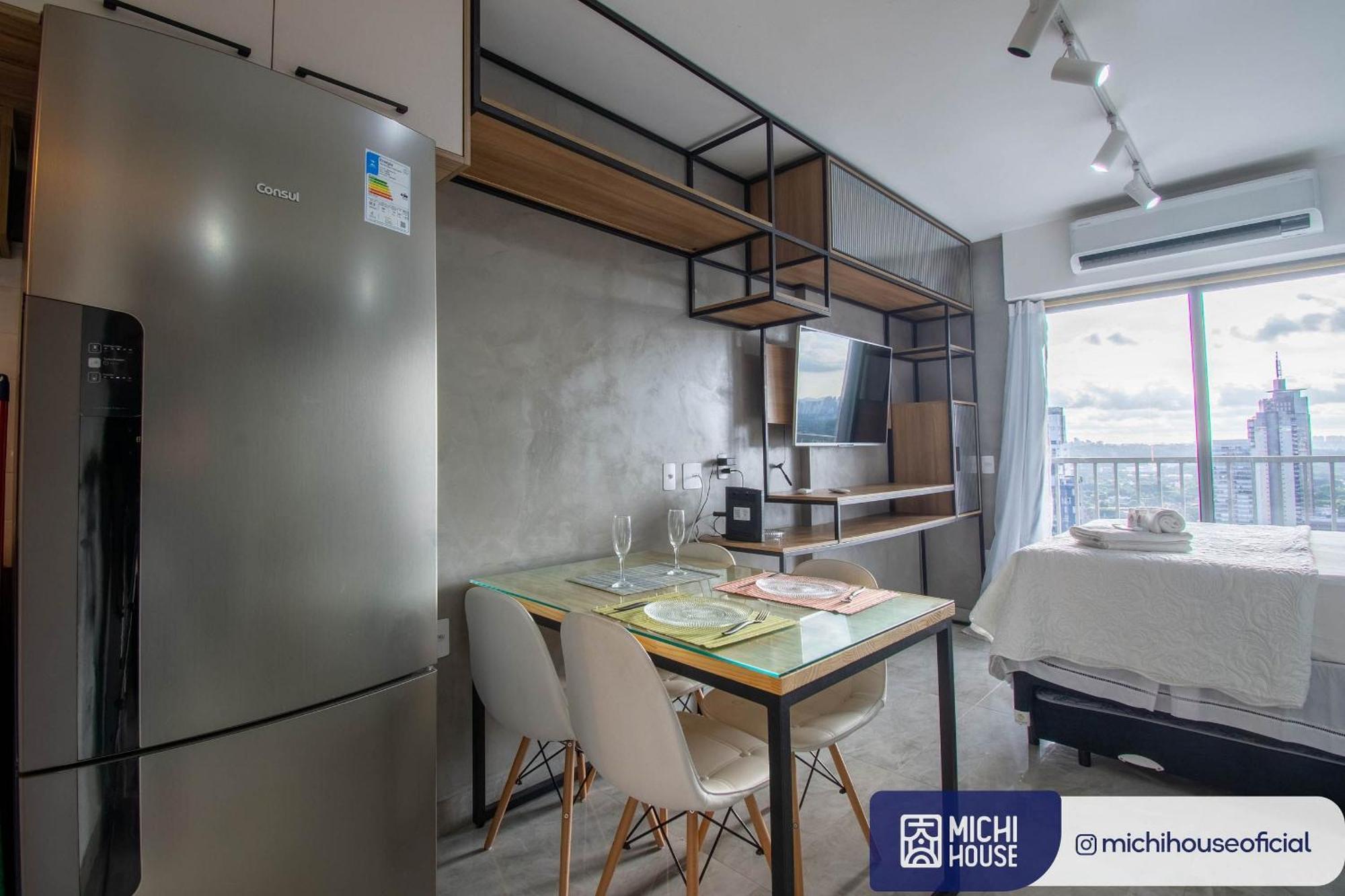 Maravilhoso Studio Pinheiros Ac/Wf Vista Incrivel Apartment Сао Паоло Екстериор снимка